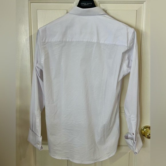 Luchiano Visconti 15 1/2 Medium Long Sleeve Button Up White Shirt - Picture 2 of 7